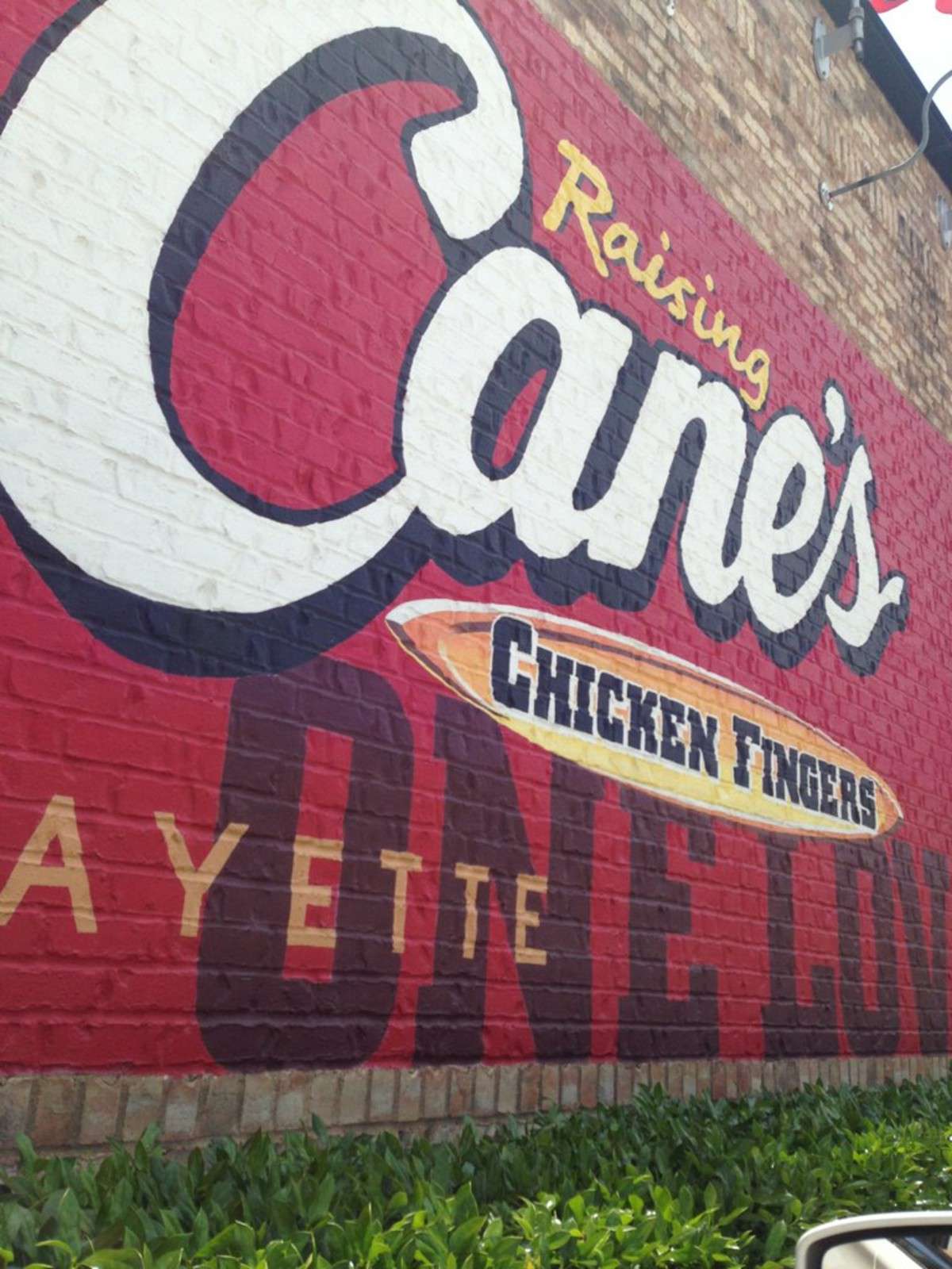 Menu of Raising Cane's Chicken Fingers, Lafayette, Lafayette