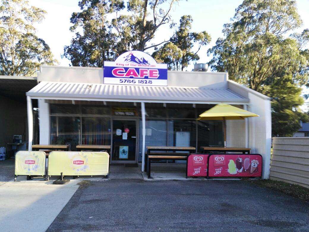 Menu of King of the Mountain Cafe, Kinglake, Melbourne