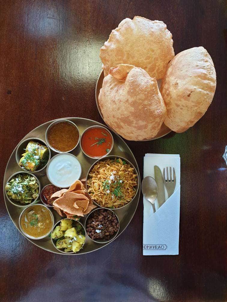 navratri thali, navratri thalis, vrat thali, fasting thali, satvik restaurants, vrat food, navratri food, fasting restaurants, vegetarian restaurants, thali restaurants - Madhavrao - img2