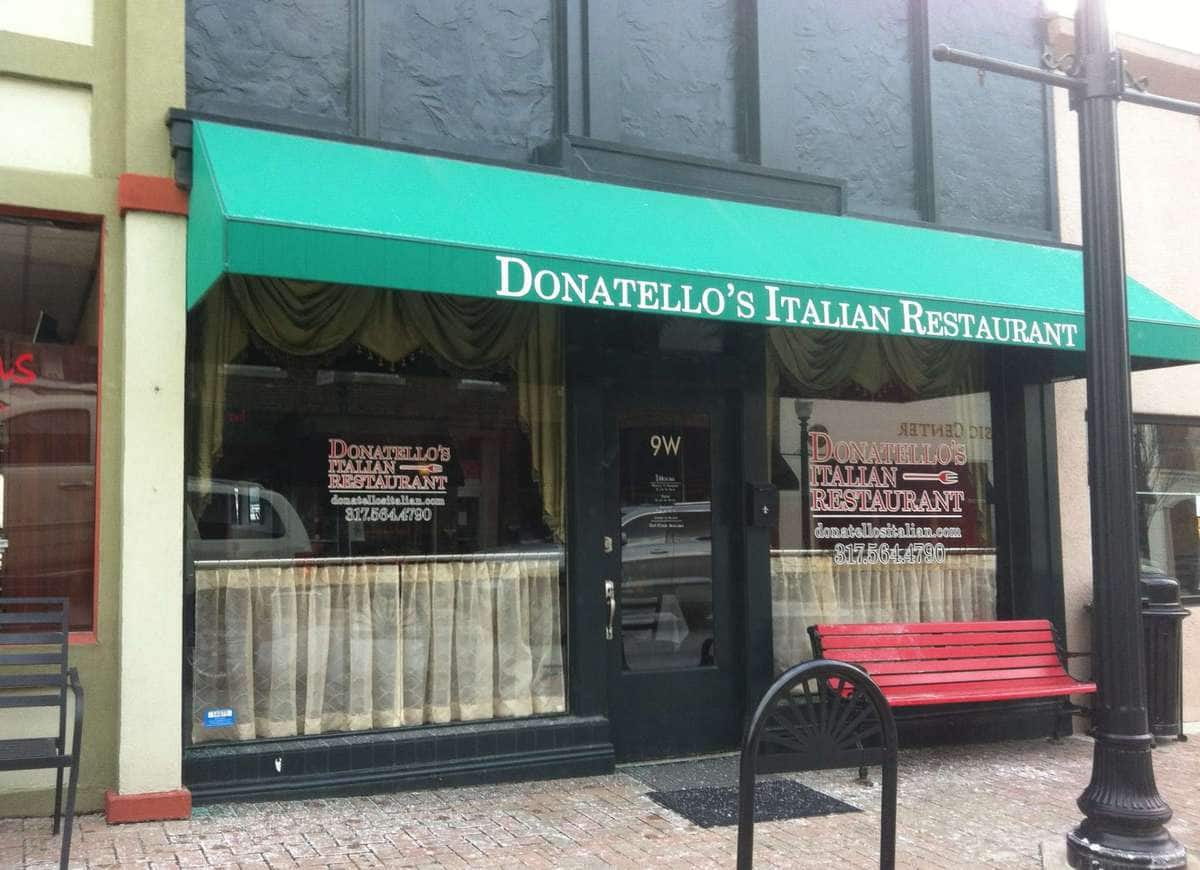 Menu of Donatello's Italian Restaurant, Carmel, Indianapolis