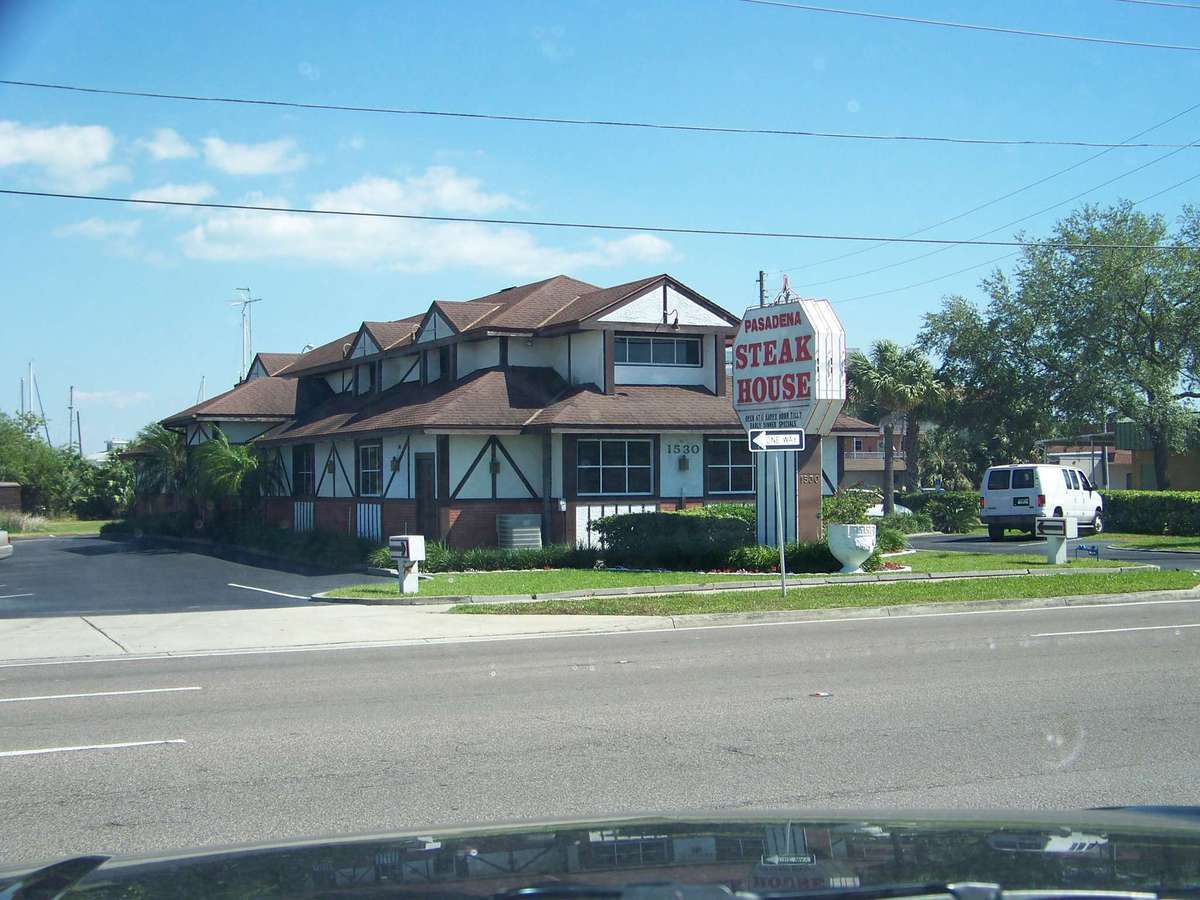 Menu of Pasadena Steak House, South Pasadena, Tampa Bay