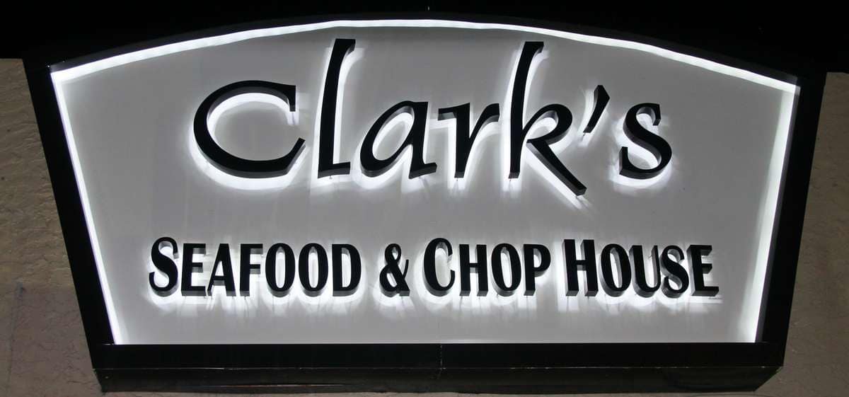 clarks seafood menu