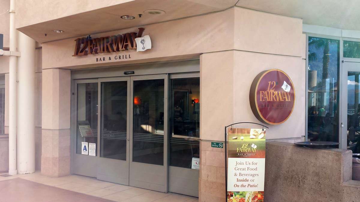 Menu of 12th Fairway Bar and Grill, Palm Springs, Palm Springs