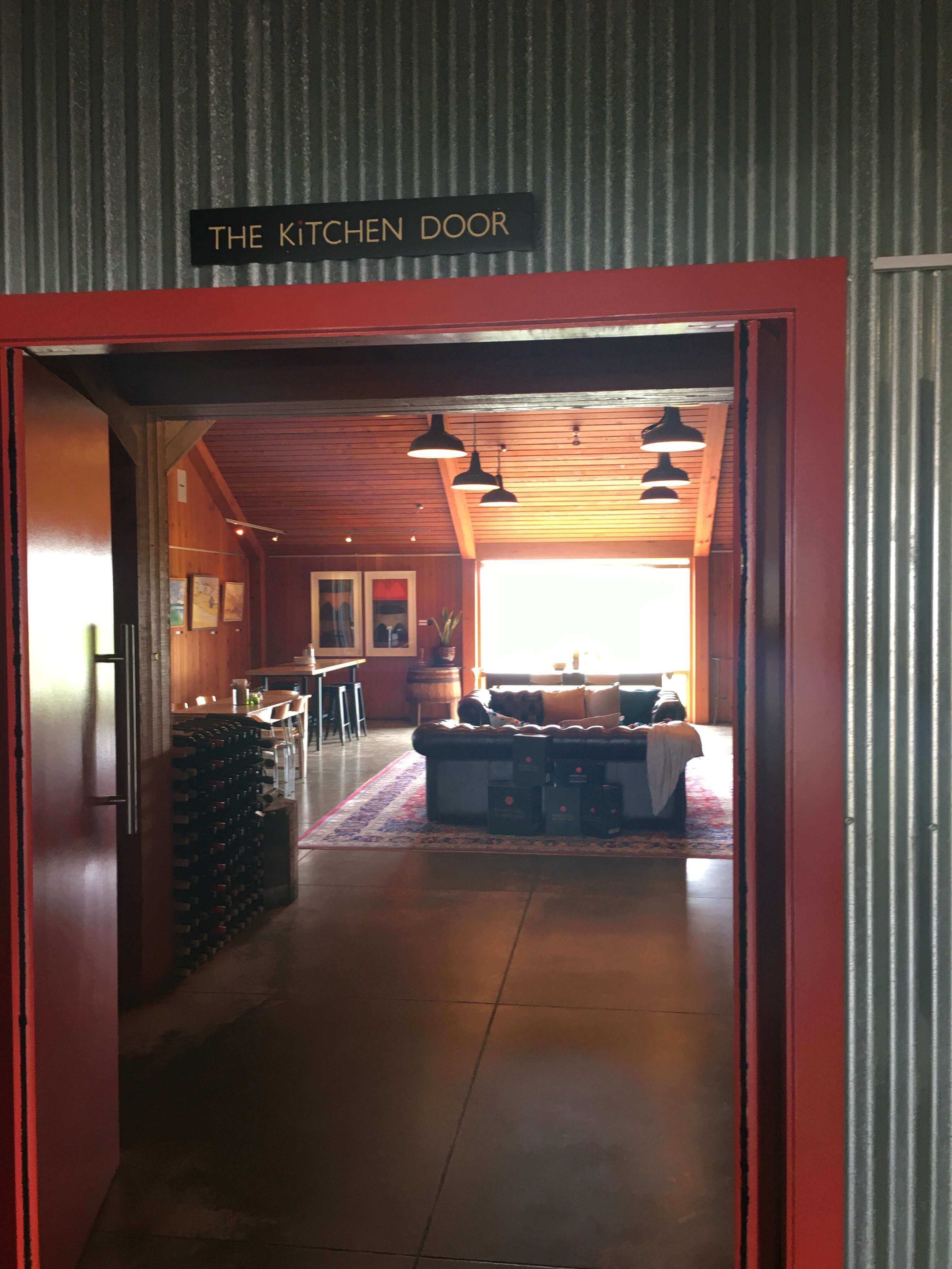 Kitchen Door At Penny S Hill Winery Mclaren Vale Adelaide