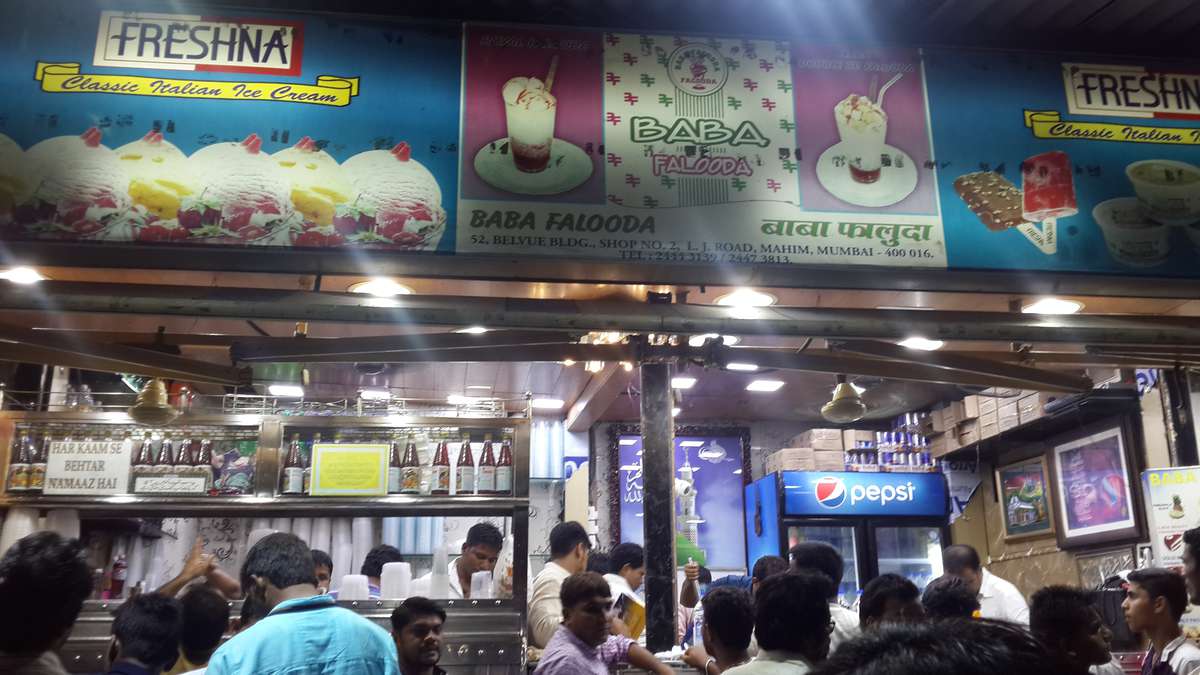 Variety of Falooda at Baba Falooda