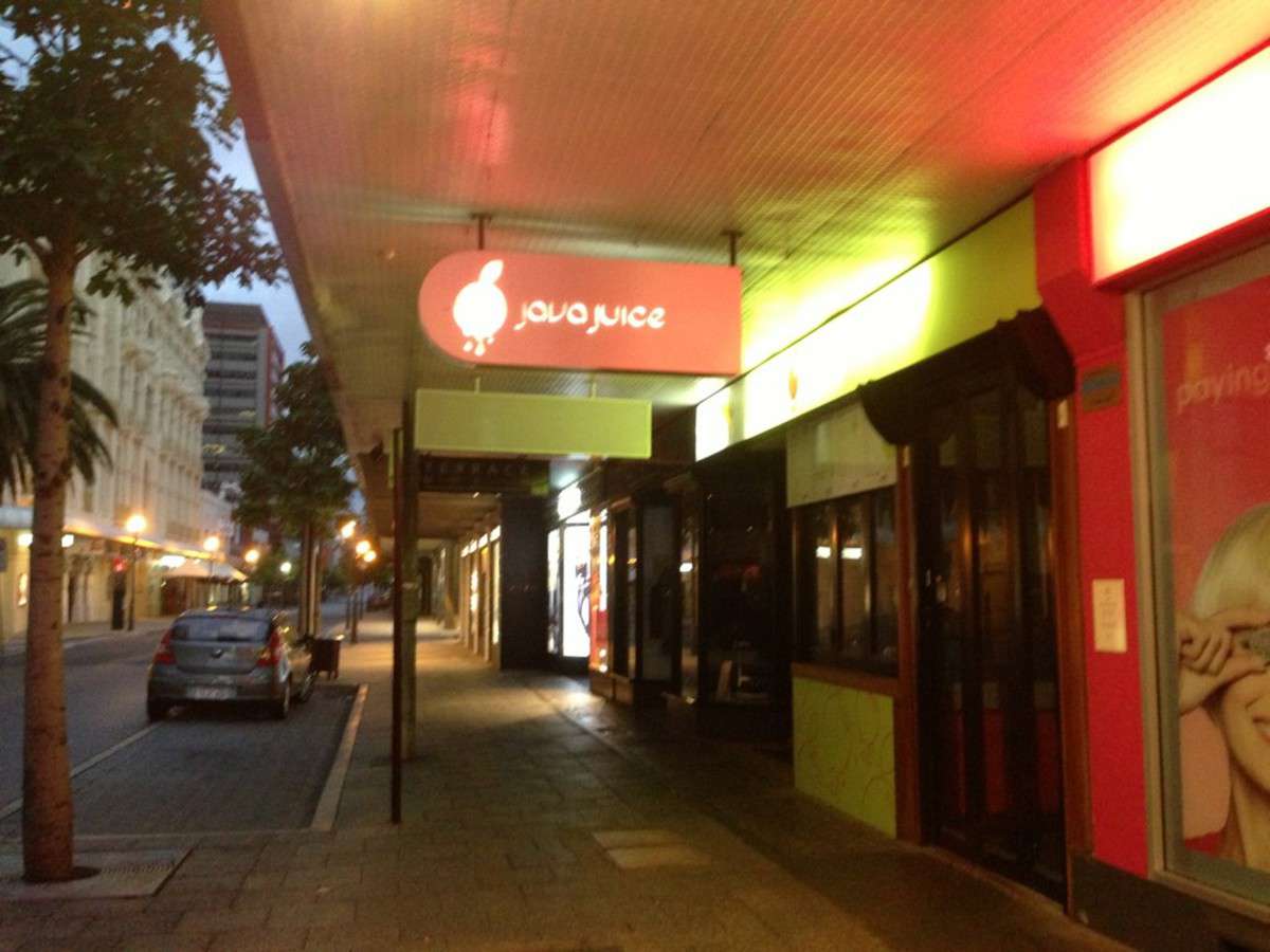 Menu of Java Juice, Perth CBD, Perth