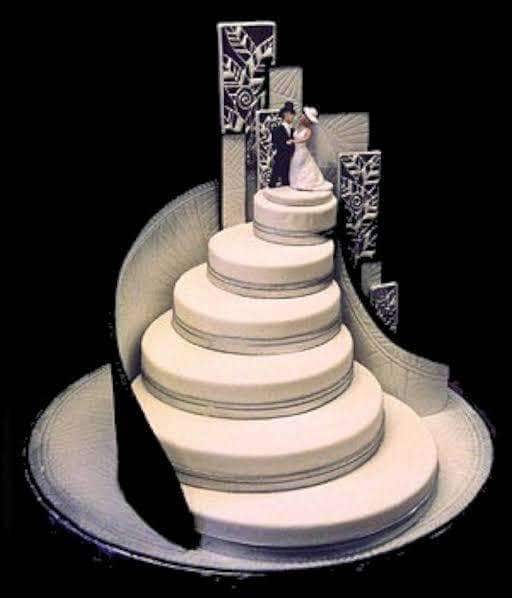 Stairs & Castle - Yeners Designs - Wedding Cakes