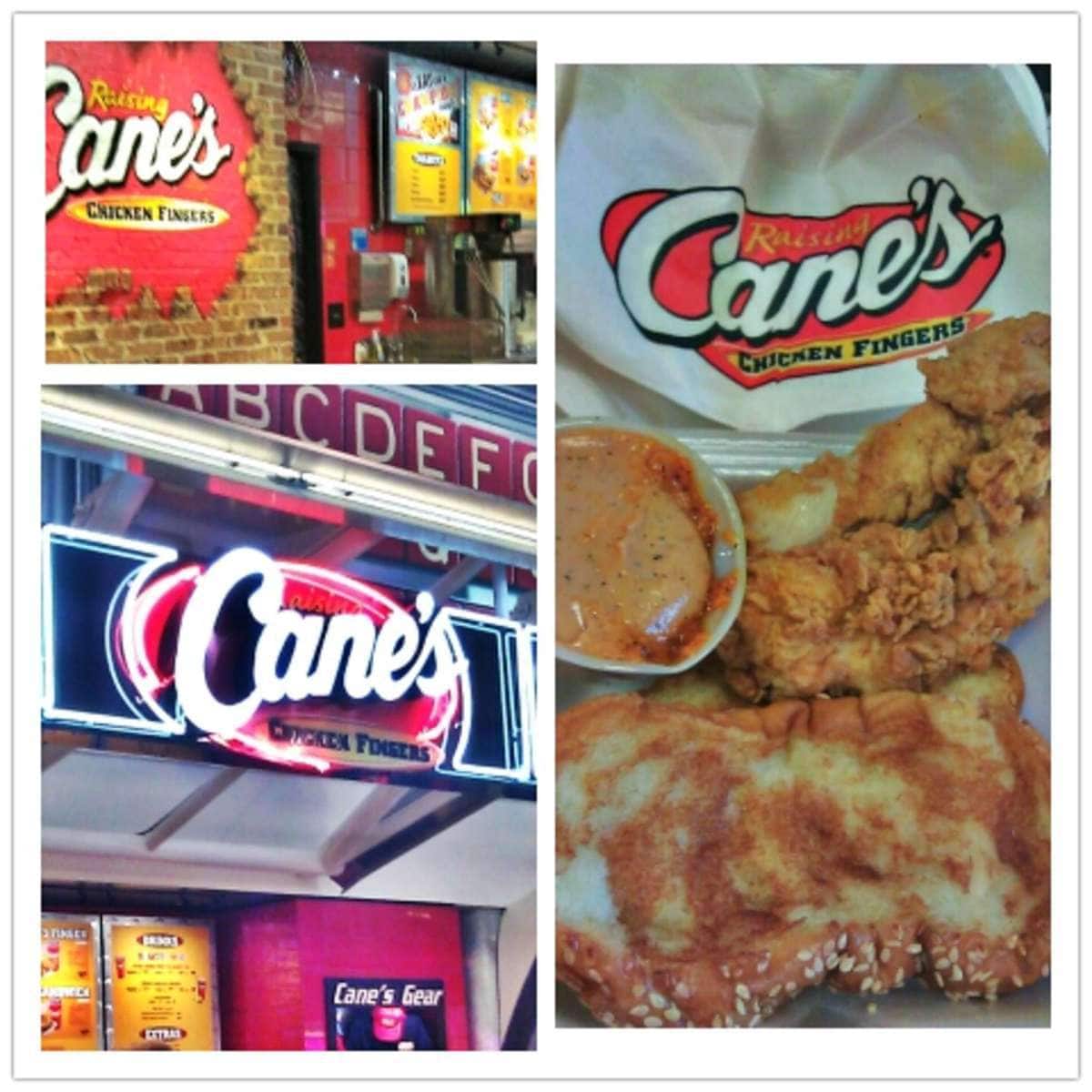 Menu of Raising Cane's Chicken Fingers, Quail Springs, Oklahoma City
