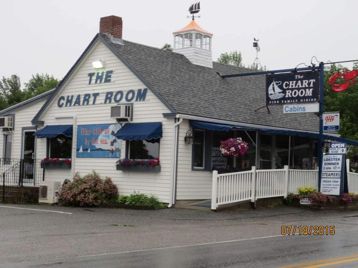 Menu of The Chart Room, Bar Harbor, Mount Desert Island