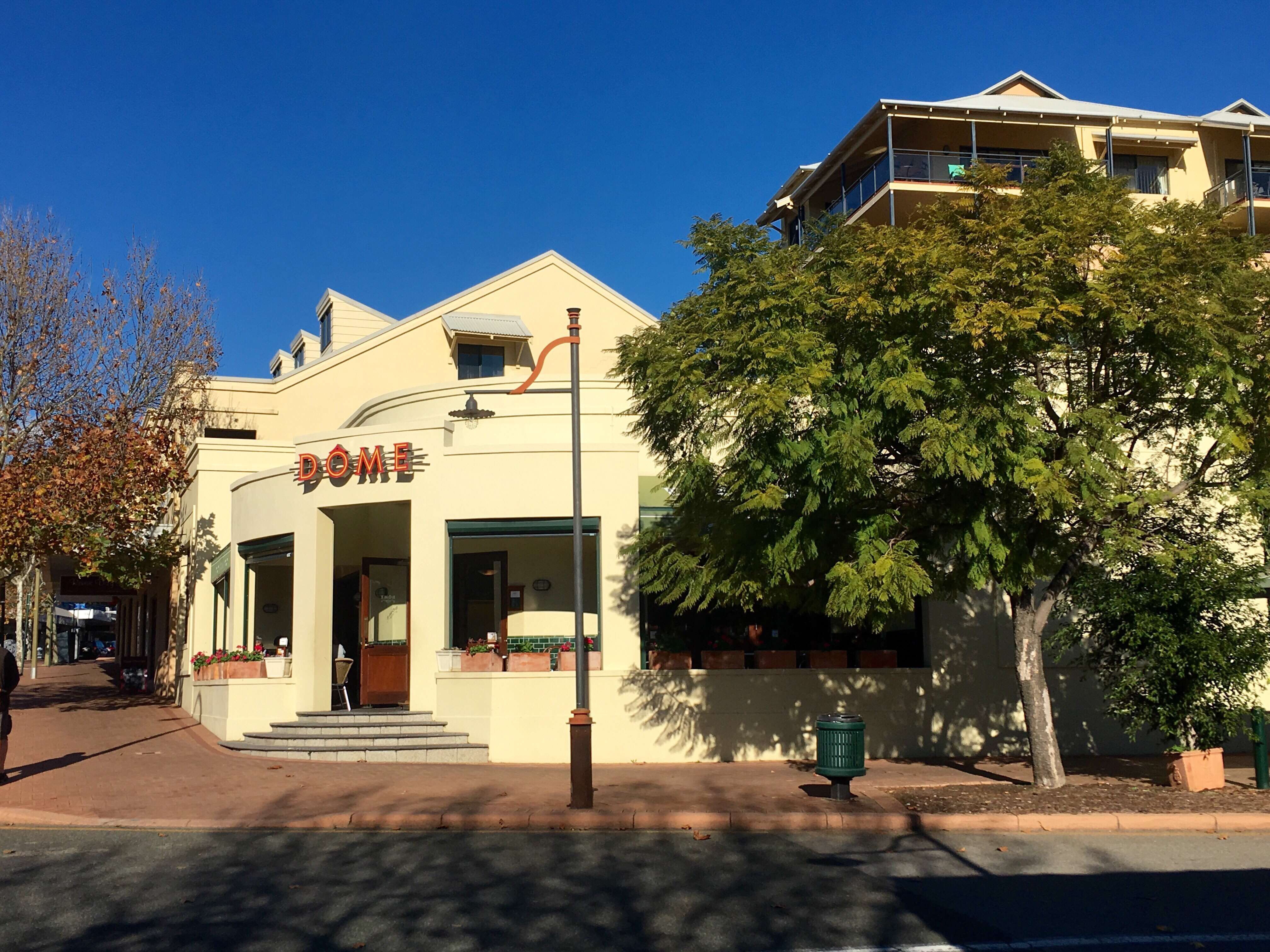 Menu of Dome, Victoria Park, Perth