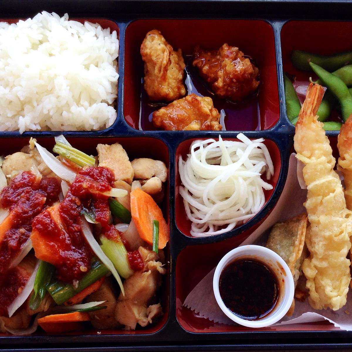 Korean Lunch Box Menu