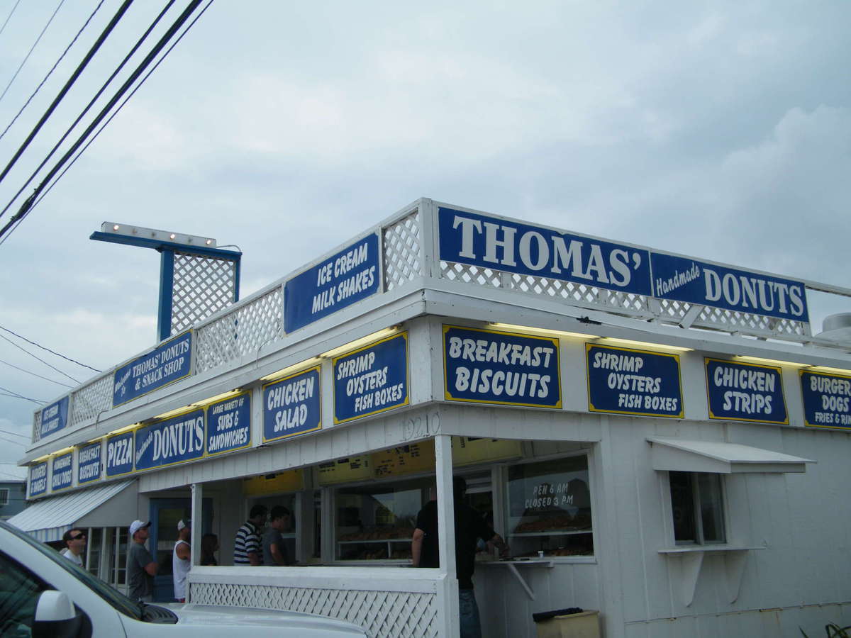 Menu Of Thomas Donut Snack Shop Panama City Beach Panama City