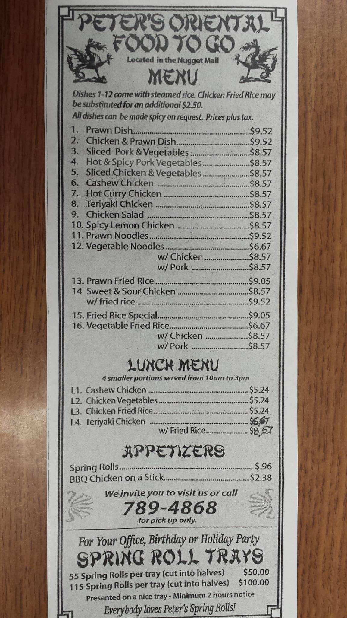 Peter's Oriental Food, Juneau, Juneau