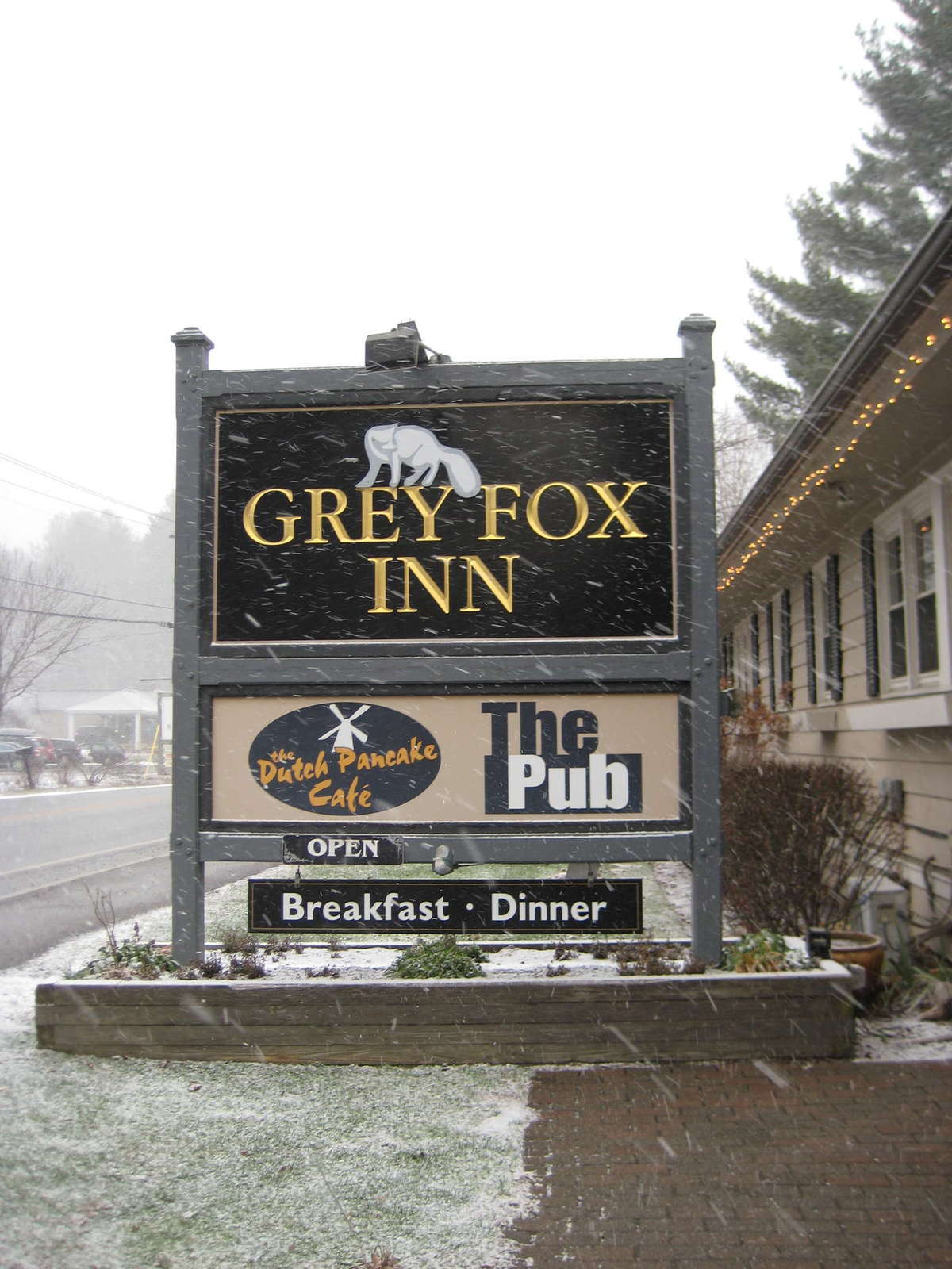 Menu of Dutch Pancake, Stowe, Stowe