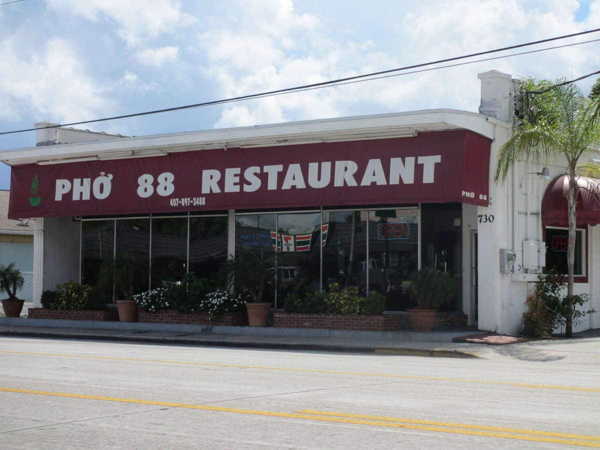 Menu of Pho 88 Vietnamese Restaurant, Mills 50, Orlando