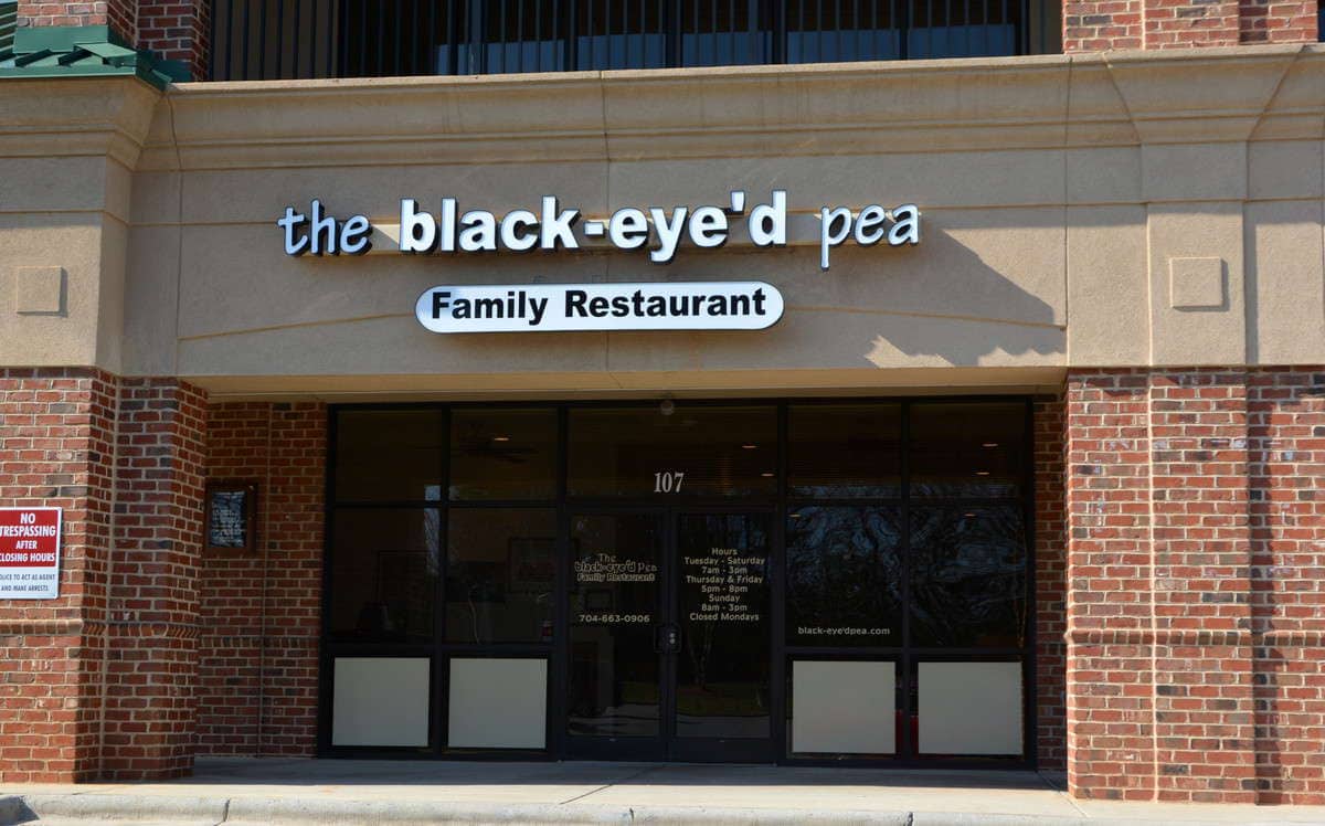 Menu of The BlackEye'd Pea Family Restaurant & Grill, Mooresville