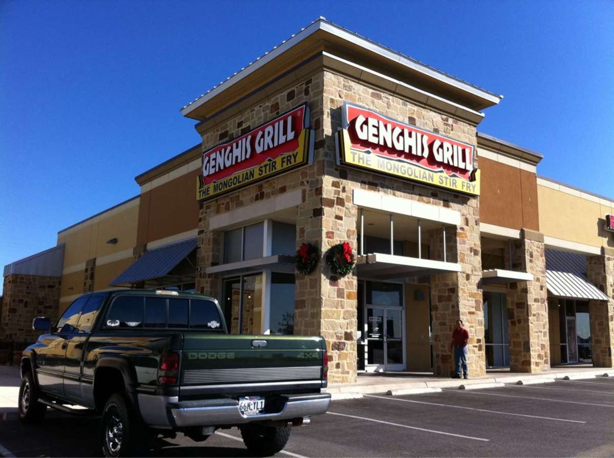 Menu of Genghis Grill, Far West Side, San Antonio