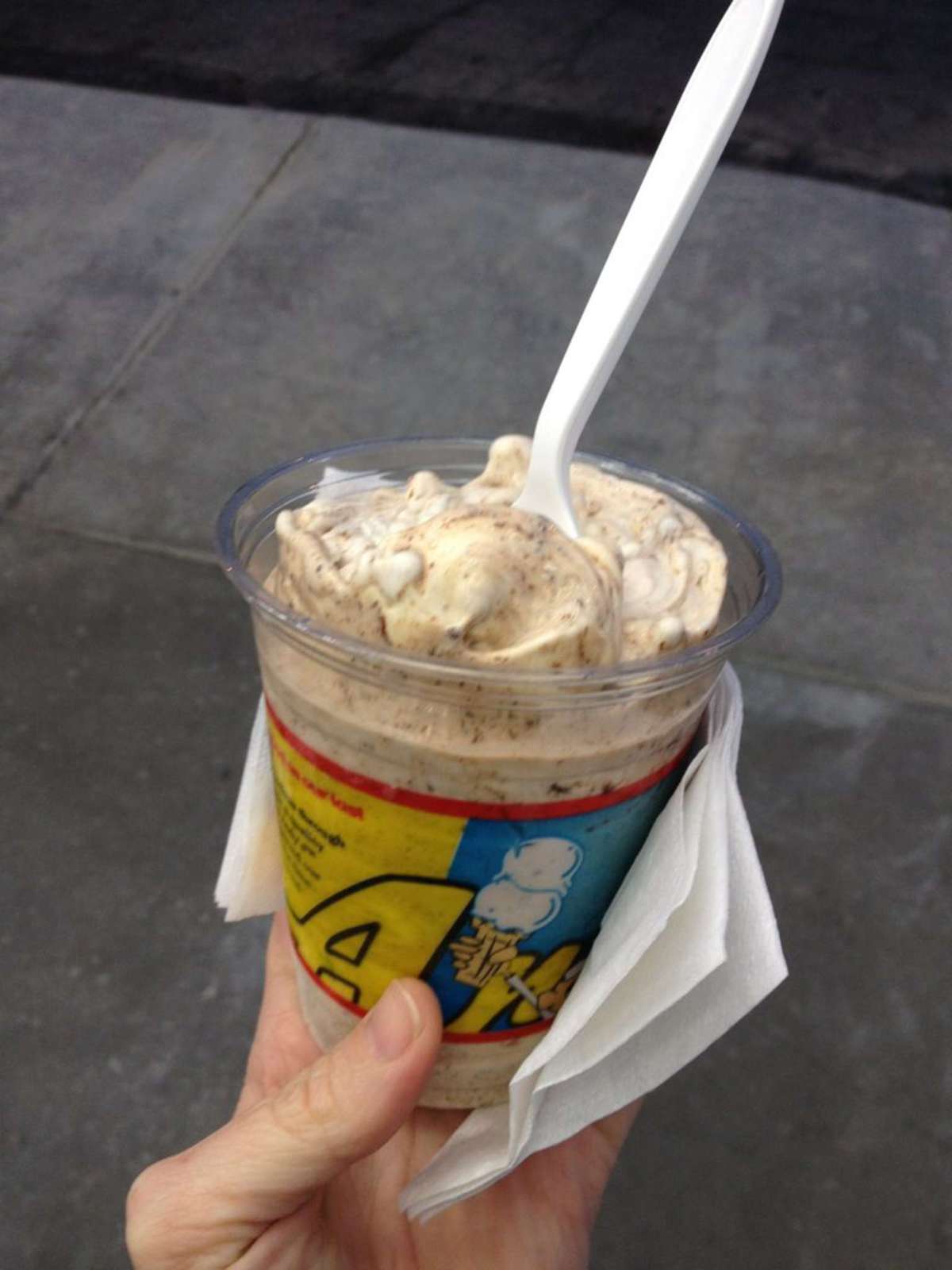 Menu of Andy's Frozen Custard, Branson, Branson