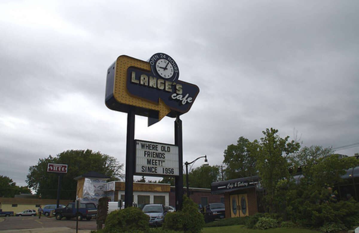 Menu of Lange's Cafe, Pipestone, Pipestone