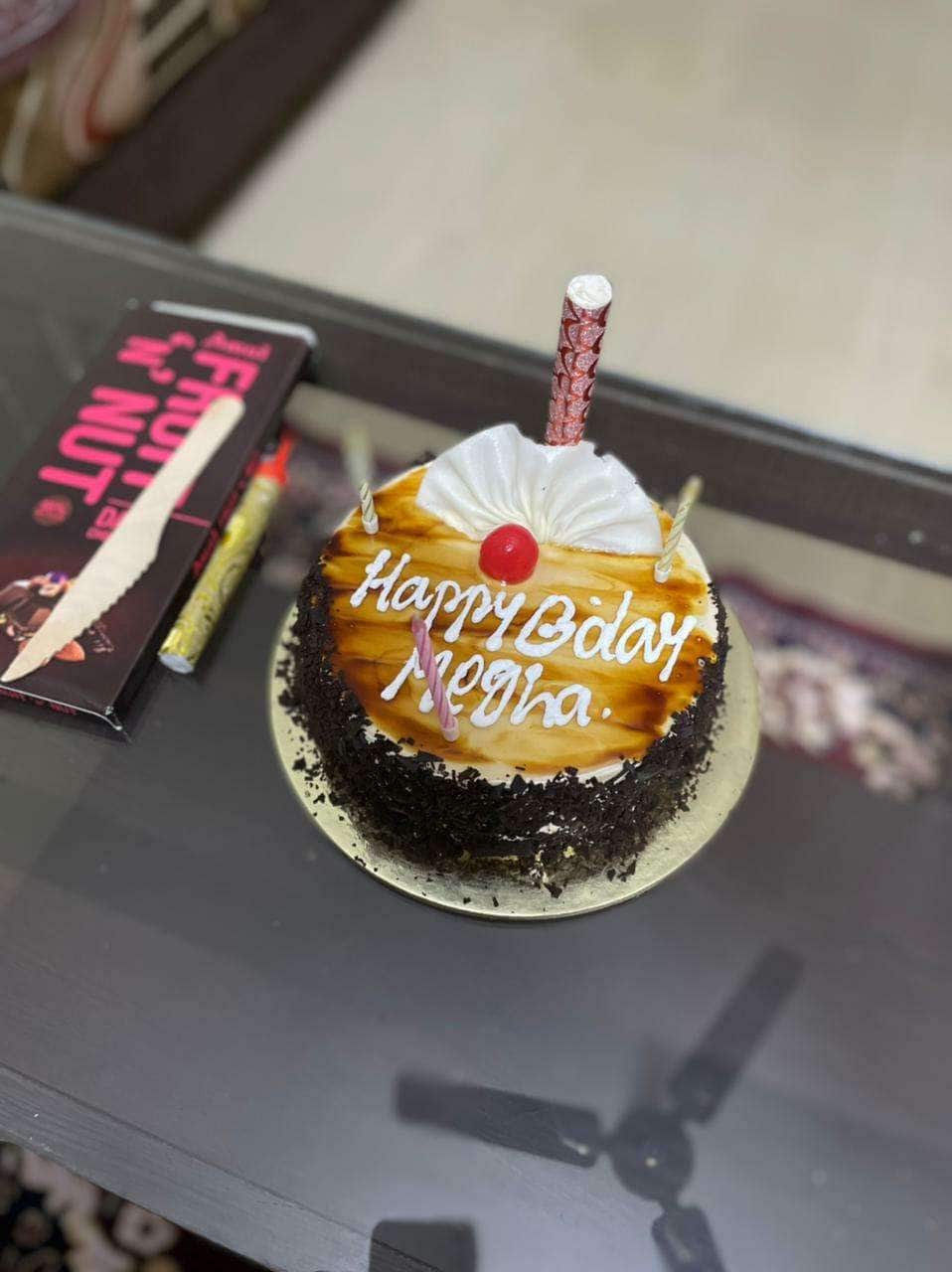 ❤️ Happy Birthday Cake For Girlfriend or Boyfriend For Megha Maam