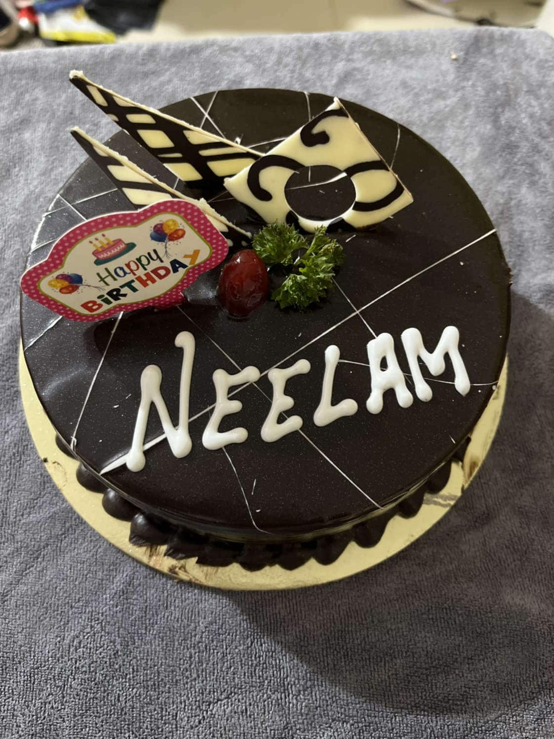 Happy birthday Neelam | #cake | #shorts | #cakedecorating | - YouTube