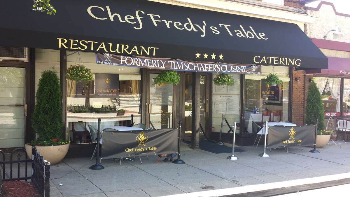 Chef Fredys Table Menu Morristown