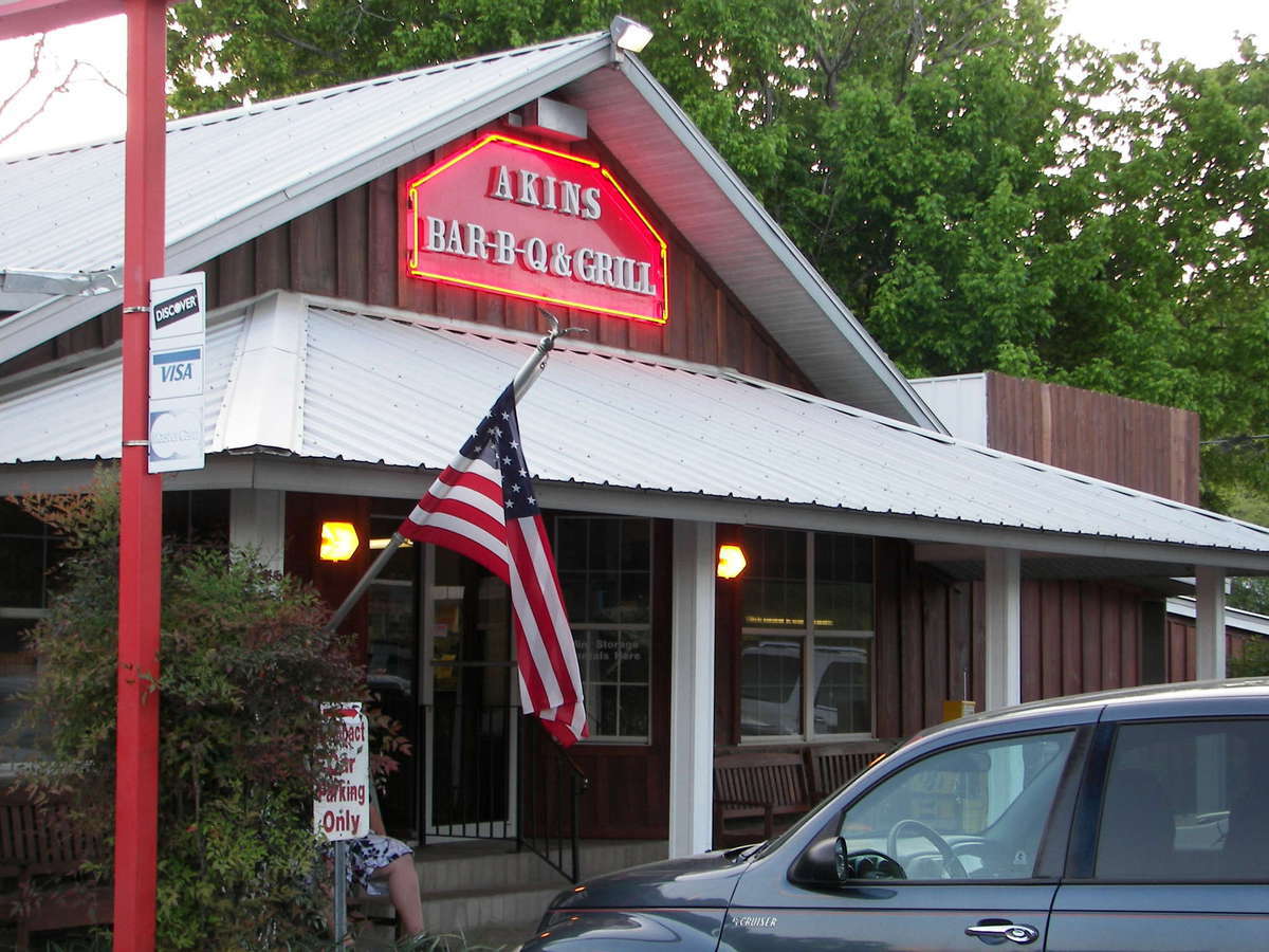 Akins BarBQ & Grill Menu, Menu for Akins BarBQ & Grill, Bell, Bell