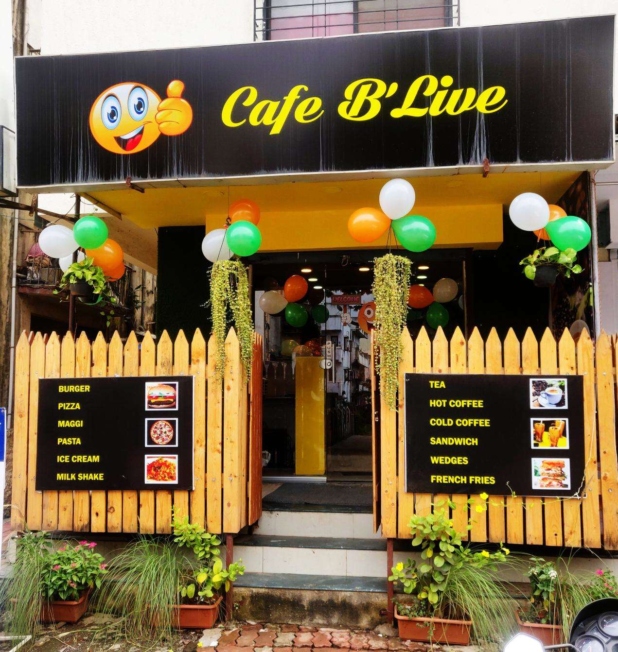 Menu of Cafe B'Live, Pimple Gurav, Pune