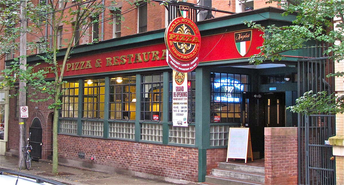 Wall Street Pizza Restaurant New Haven New Haven