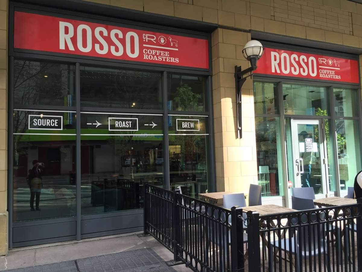 Menu of Rosso Coffee Roasters, Stephen Avenue, Calgary