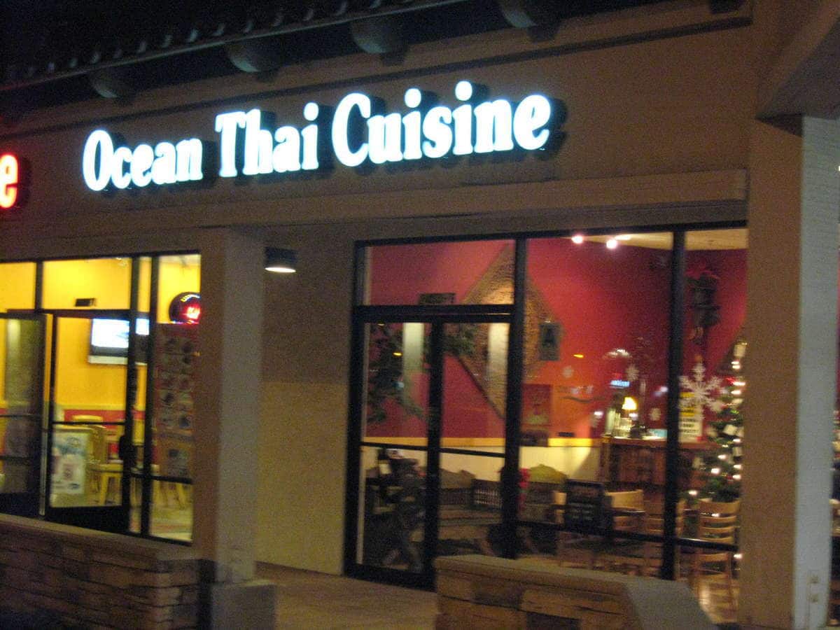 Thai food oceanside
