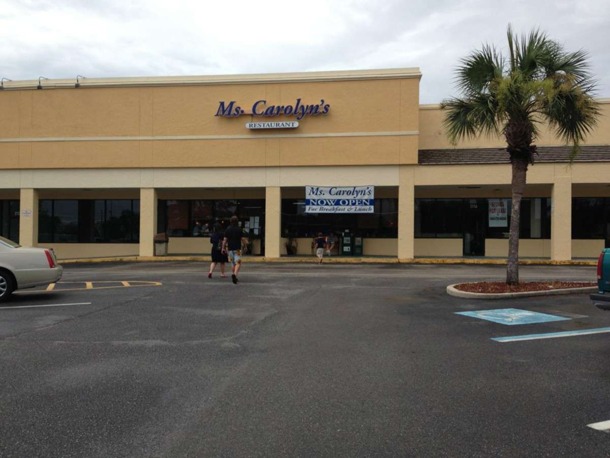 Menu of Ms. Carolyn's Restaurant, Fernandina Beach, Jacksonville