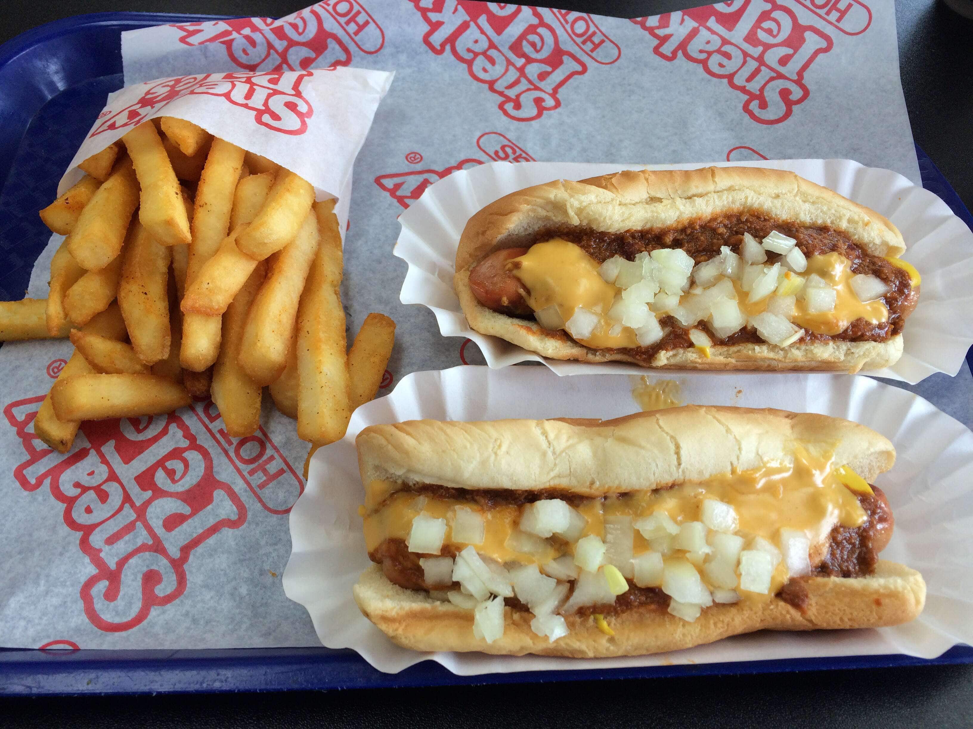 Menu of Sneaky Pete's Hot Dogs, Mountain Brook, Birmingham
