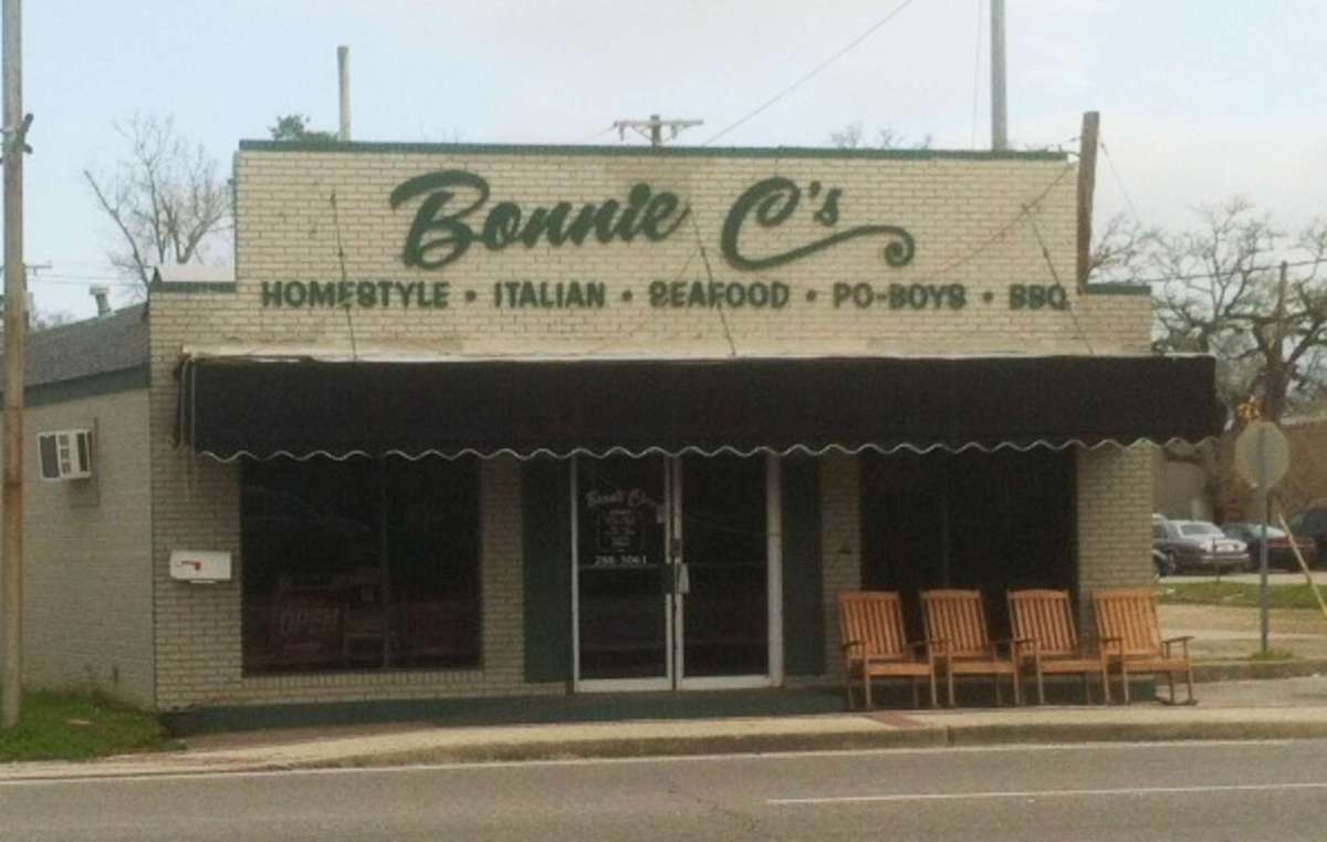 Menu of Bonnie C's Cafe, Slidell, New Orleans