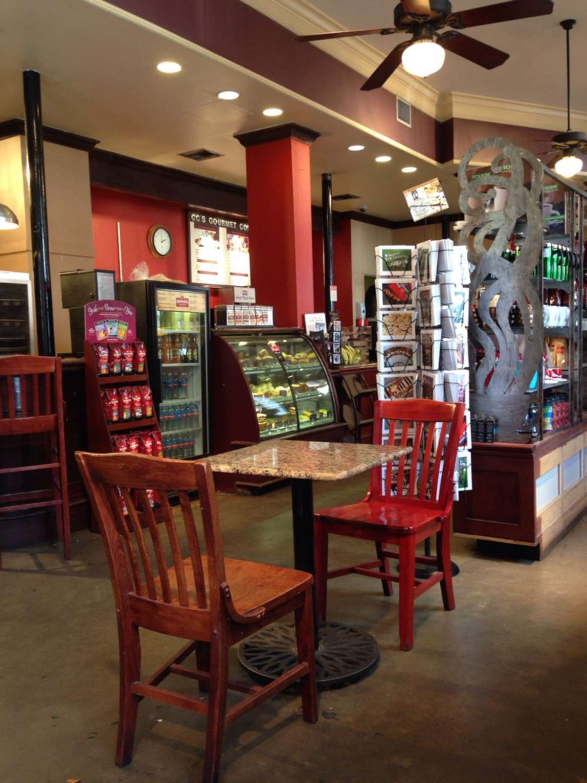 Menu of CC's Coffee House, French Quarter, New Orleans