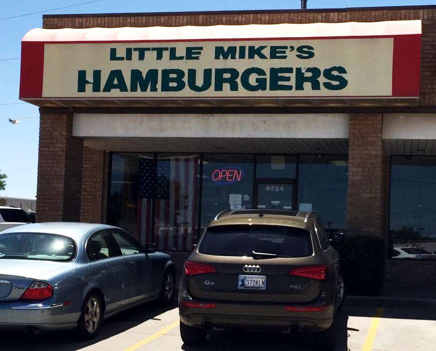 Menu of Little Mike's Hamburgers, Suburban Northside, Oklahoma City
