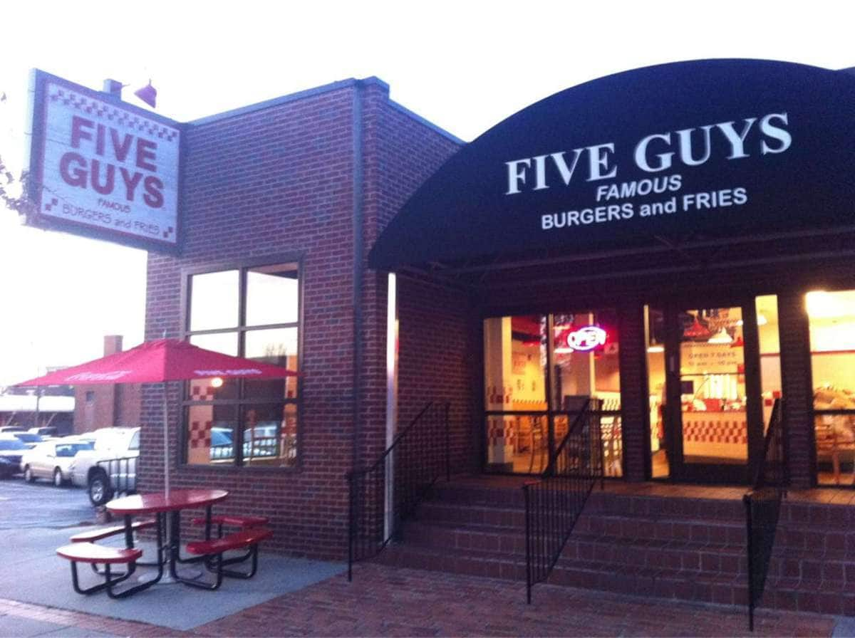 Five Guys Burgers and Fries, Columbia, Columbia Zomato