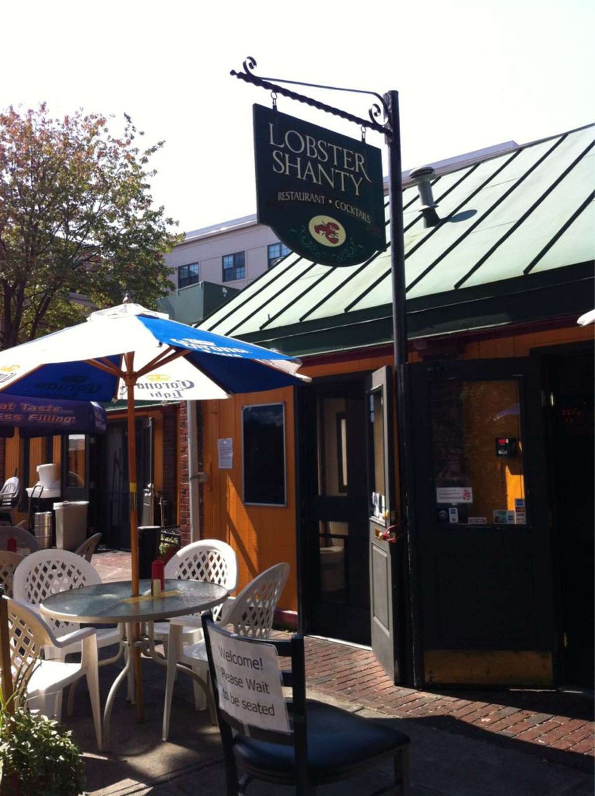 Menu of Lobster Shanty, Salem, Boston