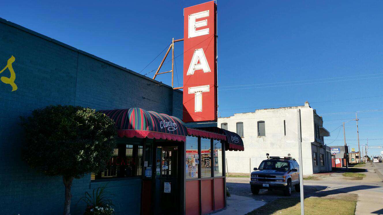 Menu of Clanton's Cafe, Vinita, Vinita