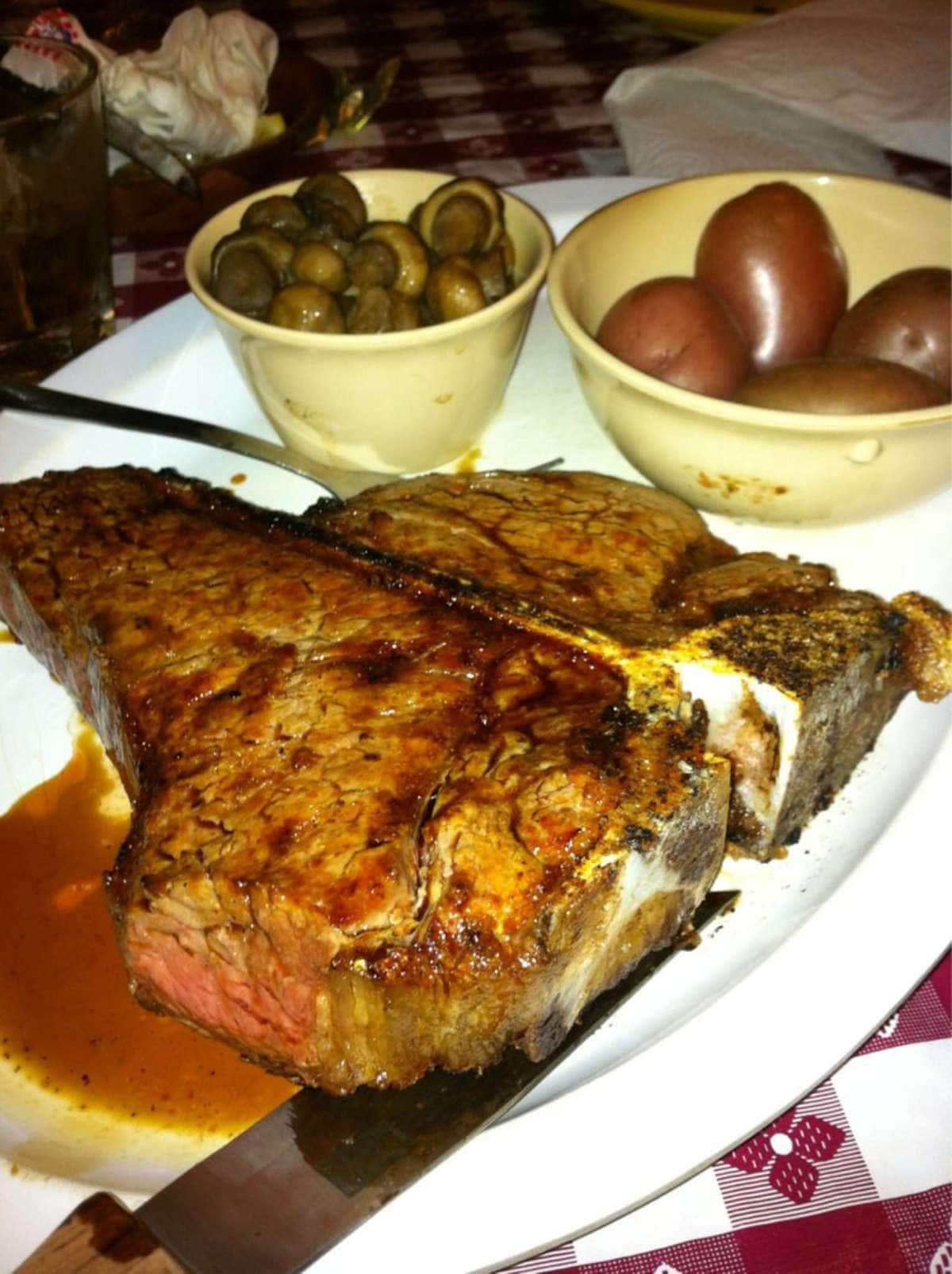 Menu of Doe's Eat Place, Fayetteville, Northwest Arkansas