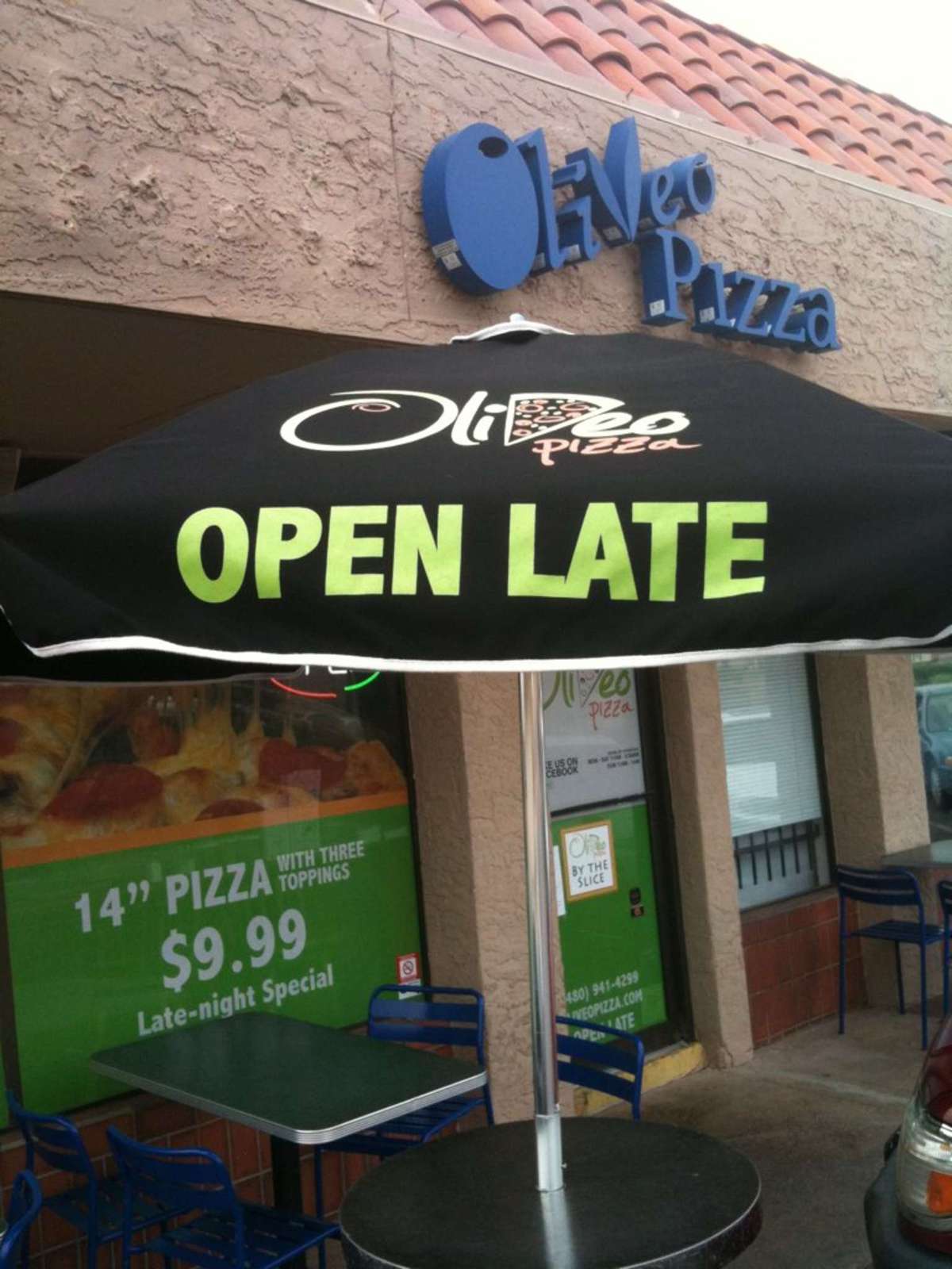 Menu of Oliveo Pizza, Tempe, Tempe