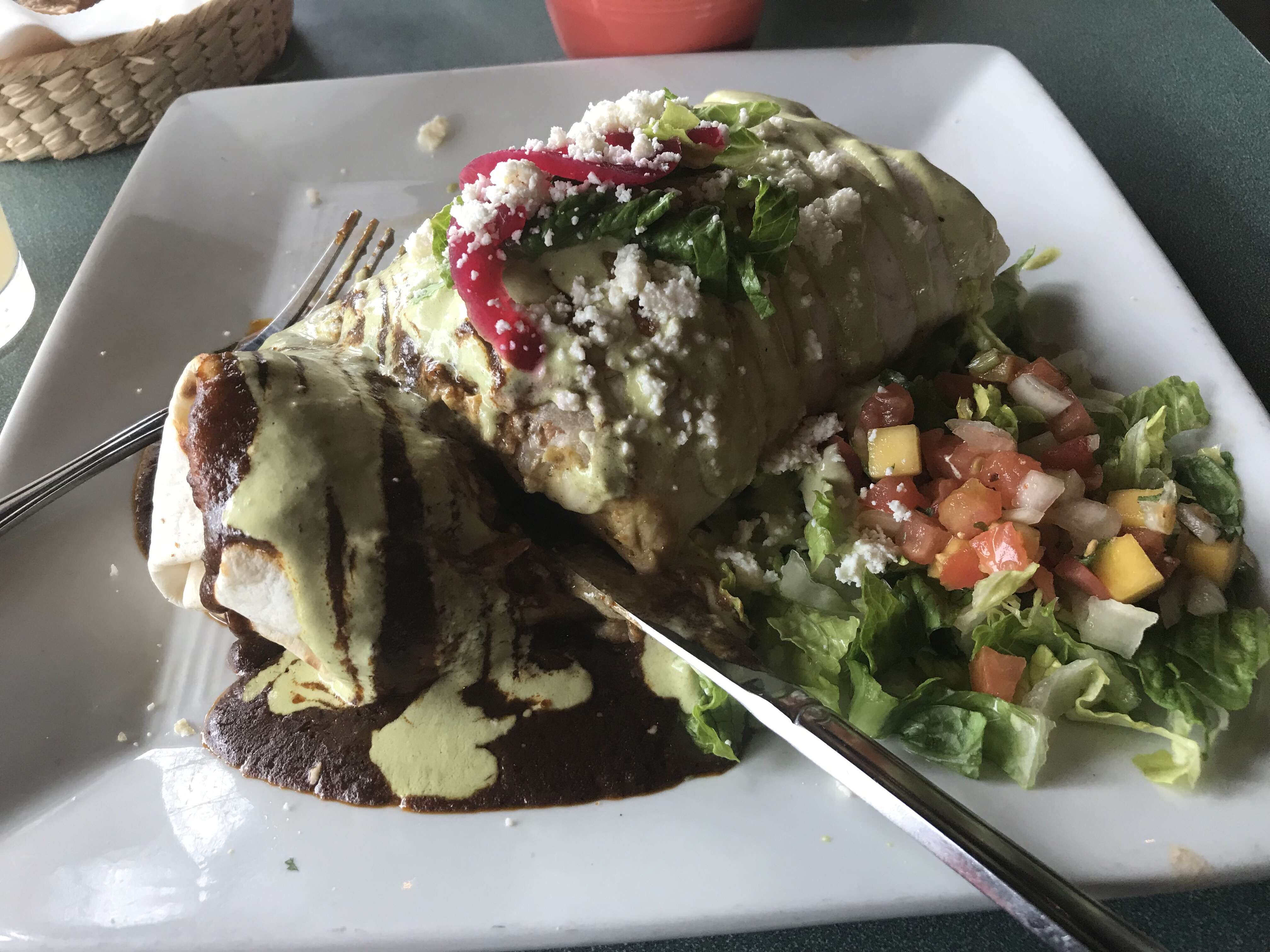 Menu of COA mexican eatery, Mount Vernon, Bellingham