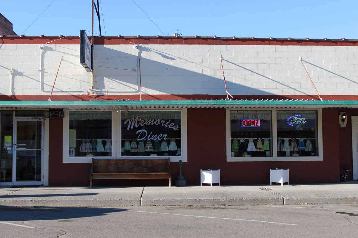 Menu of Memories Diner, Ritzville, Ritzville