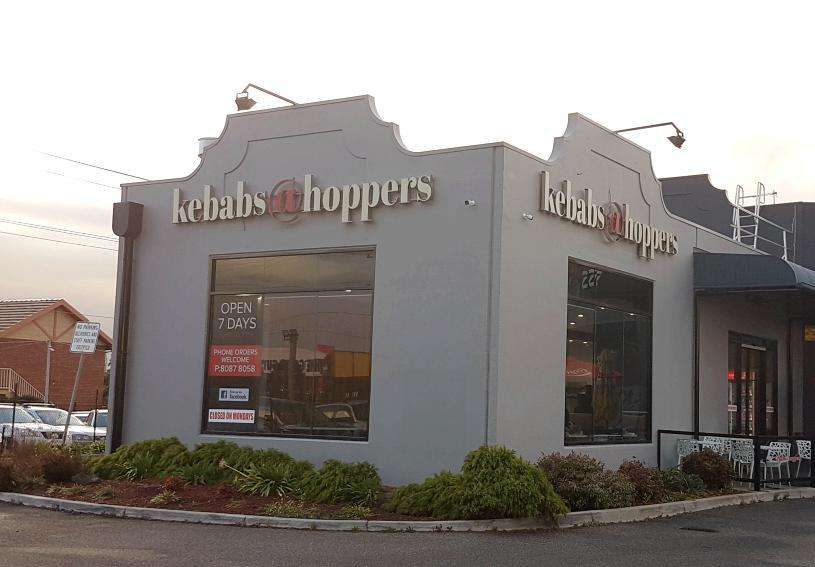 Menu of Kebabs Hoppers, Hoppers Crossing, Melbourne