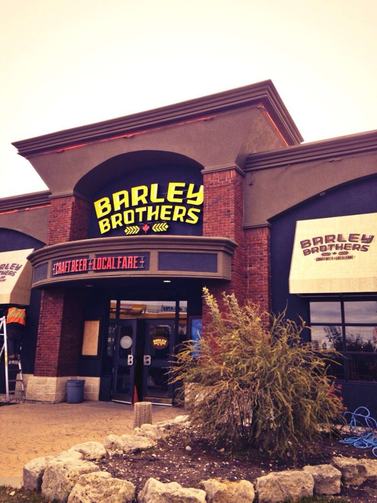 Menu of Barley Brothers, West End, Winnipeg