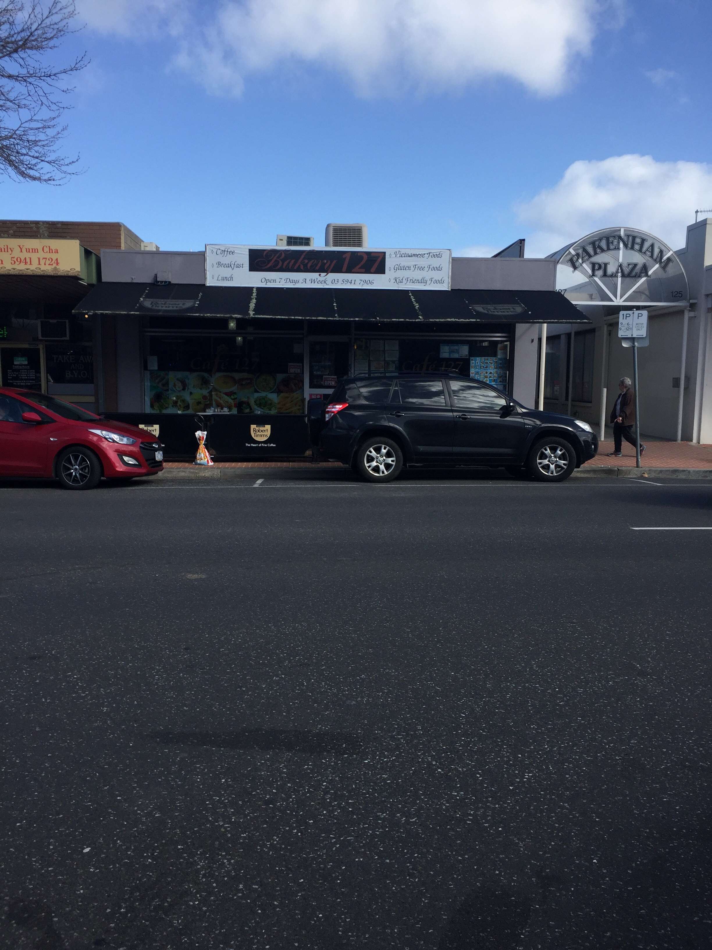 Menu of Cafe 127, Pakenham, Melbourne