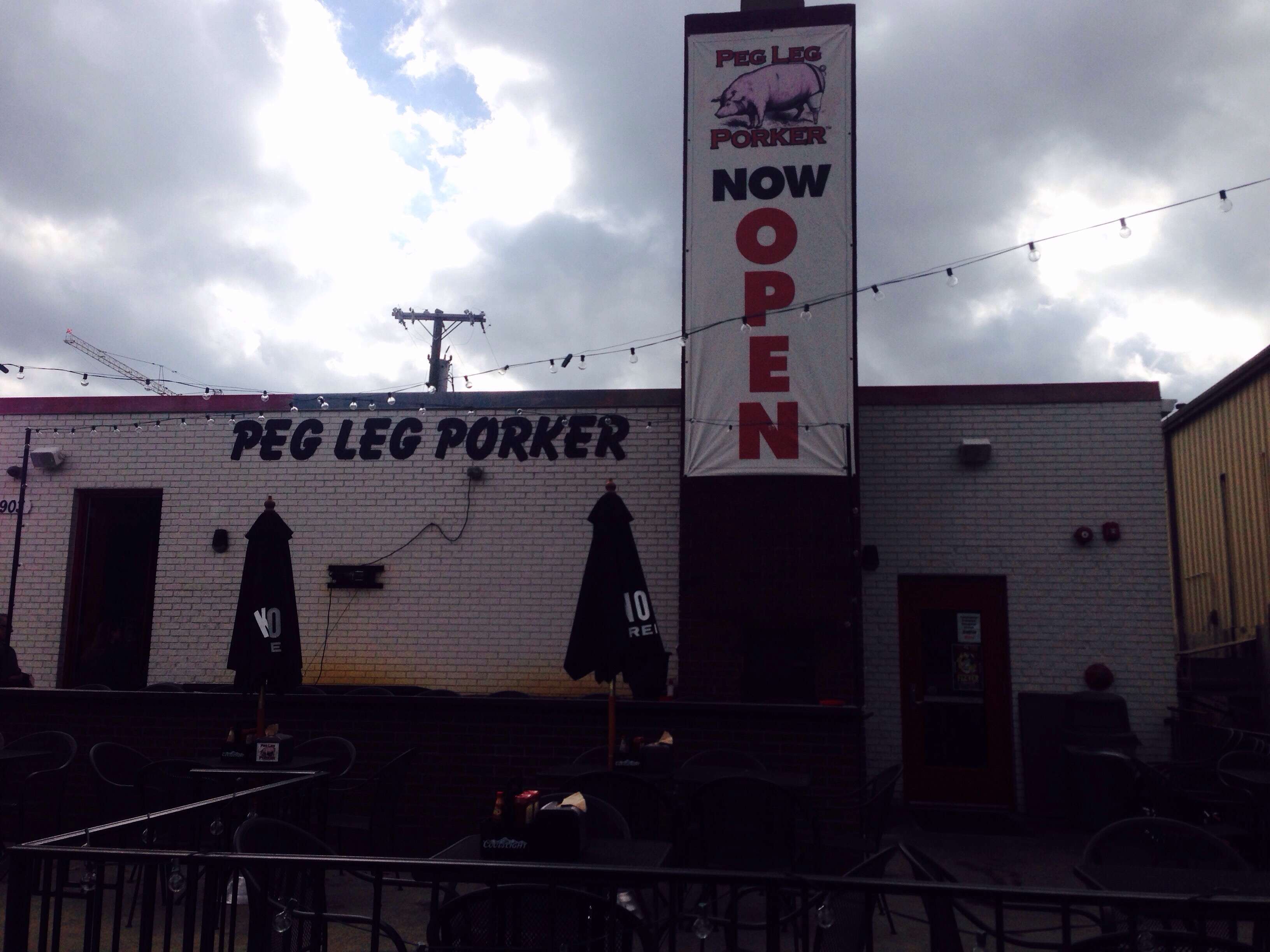 Menu of Peg Leg Porker, The Gulch, Nashville