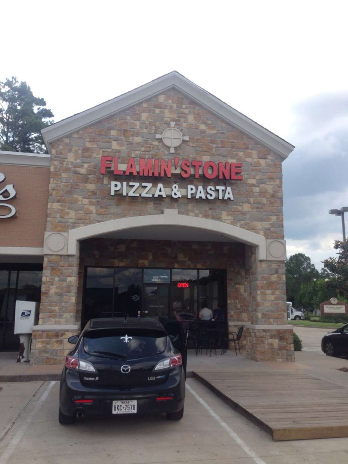 Menu of Flamin’ Stone Pizza & Pasta, Spring, Houston