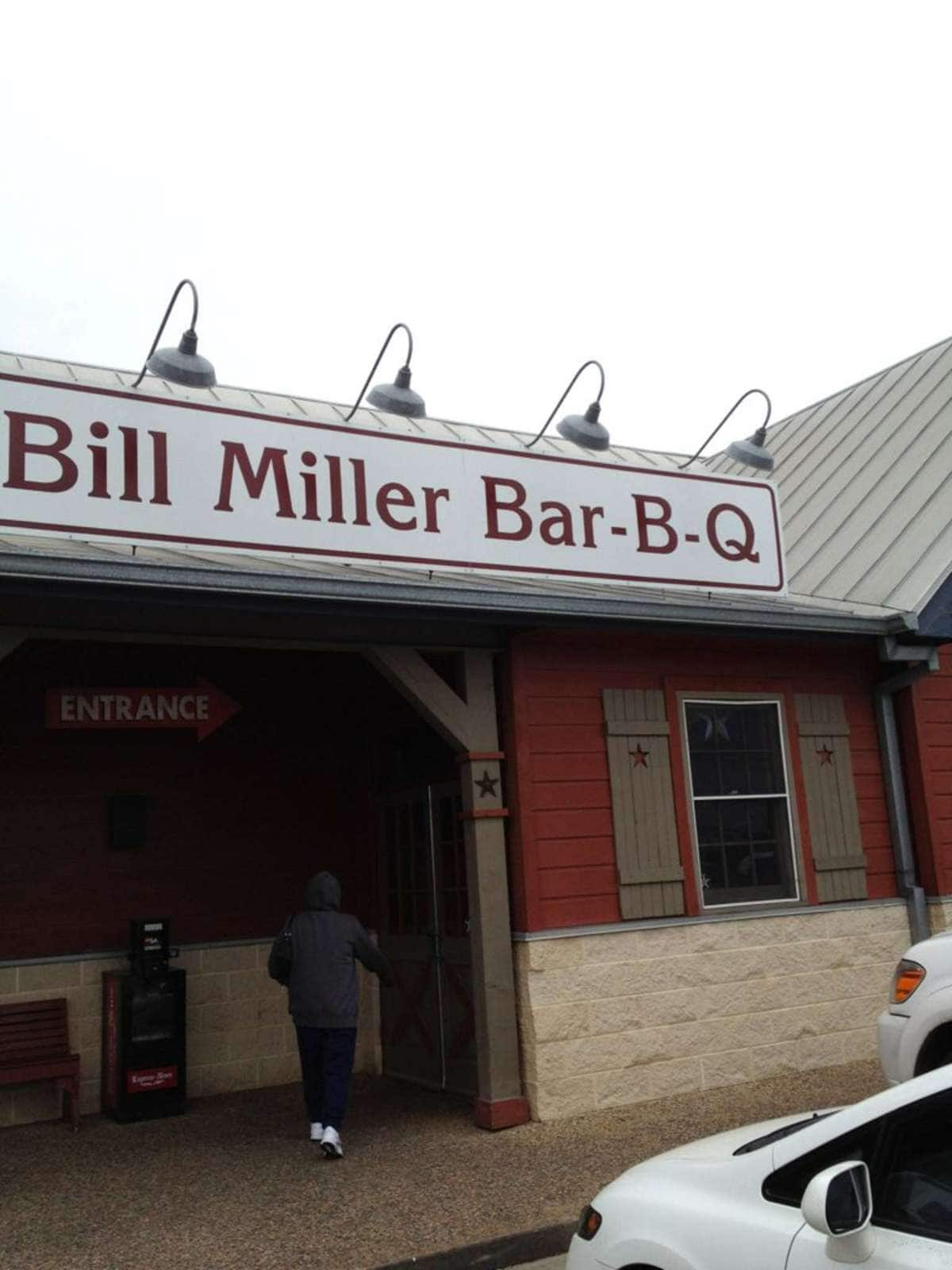 Menu Of Bill Miller Bar-B-Q, Heritage, San Antonio