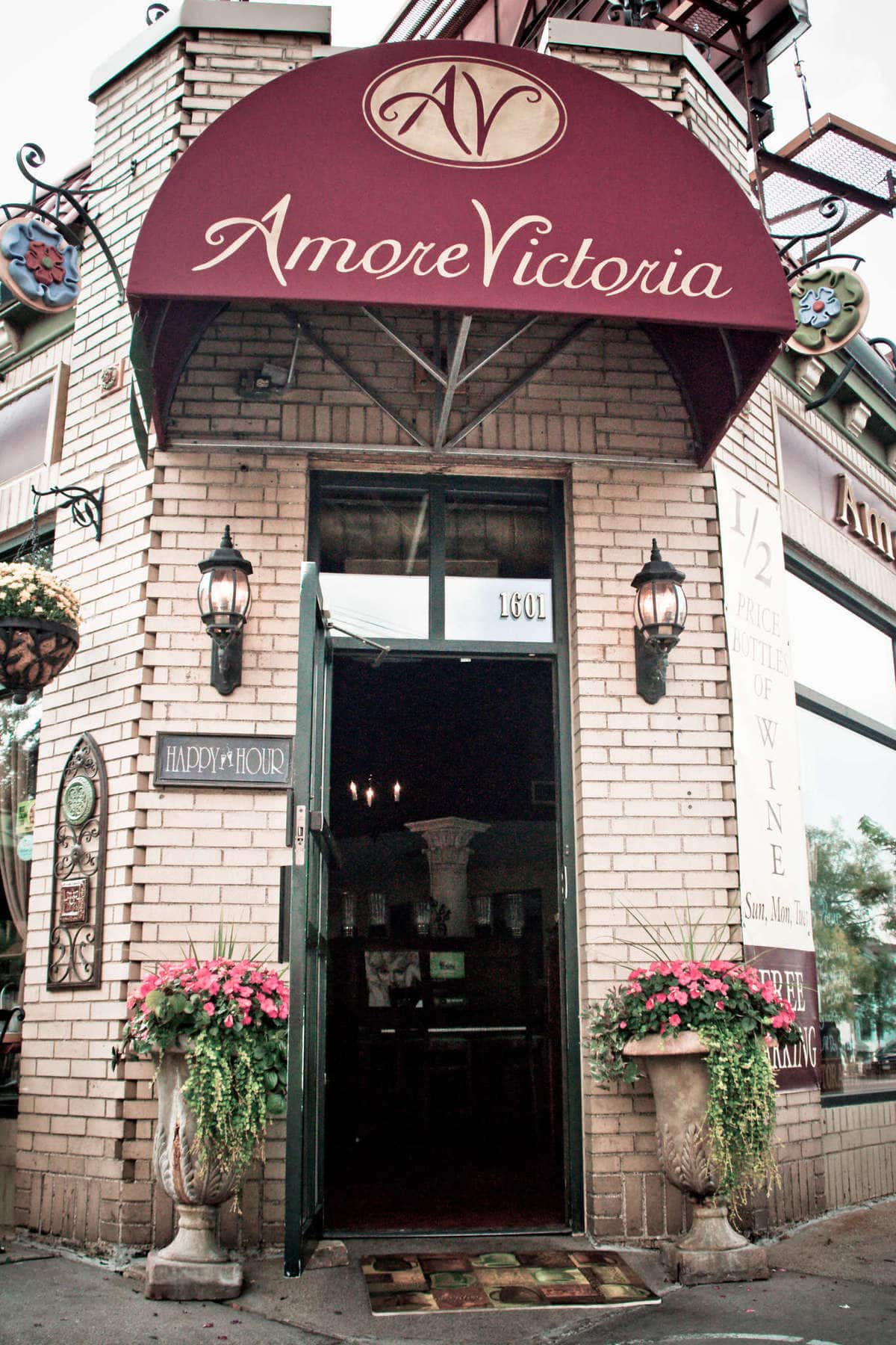 Menu of Amore Victoria, Minneapolis, Twin Cities